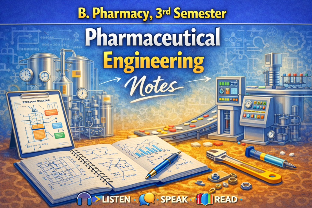 Pharmaceutical Engineering Notes