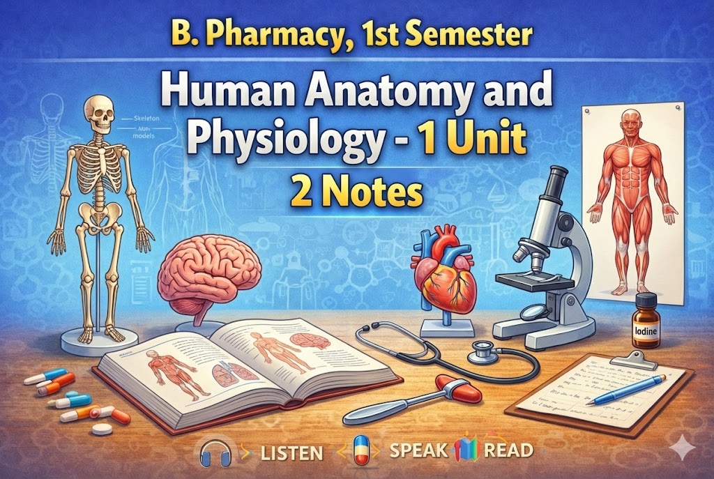 Anatomy and Physiology -1 Unit - 2 Notes