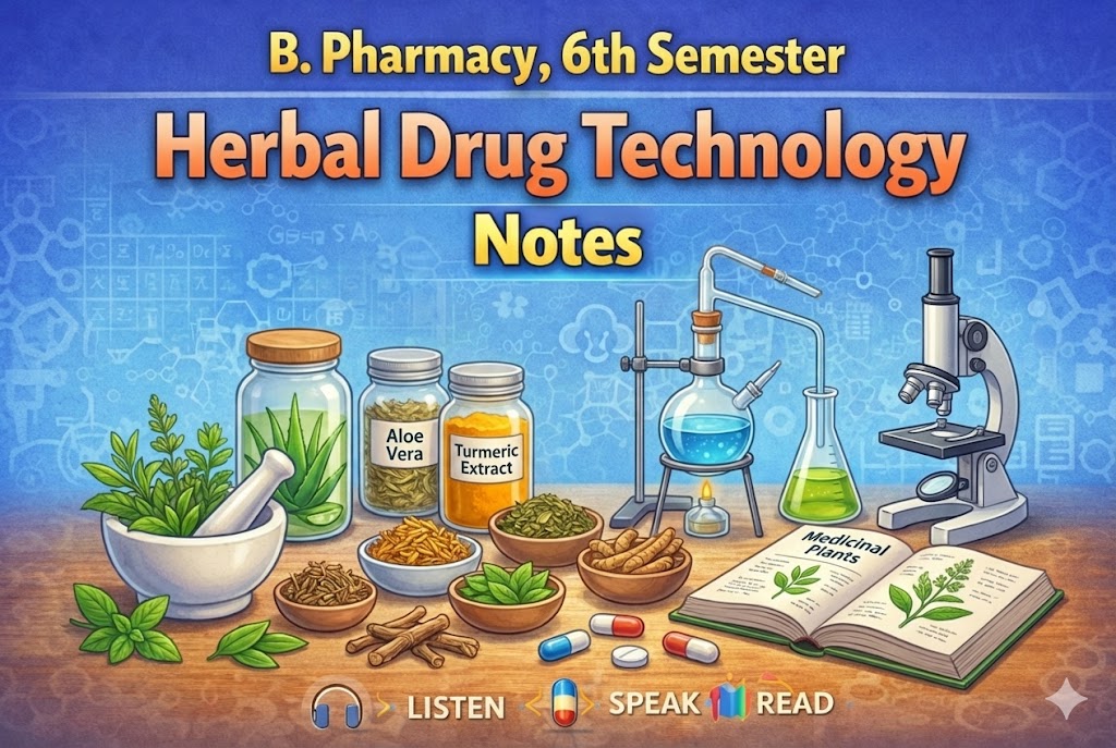 Herbal Drug Technology Notes