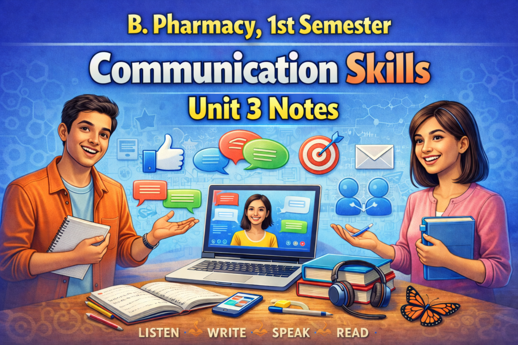 Communication Skills Unit 3 Notes Communication Skills Unit 3 Notes