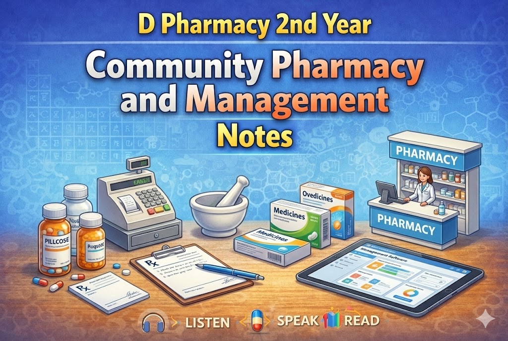 Community Pharmacy and Management Notes