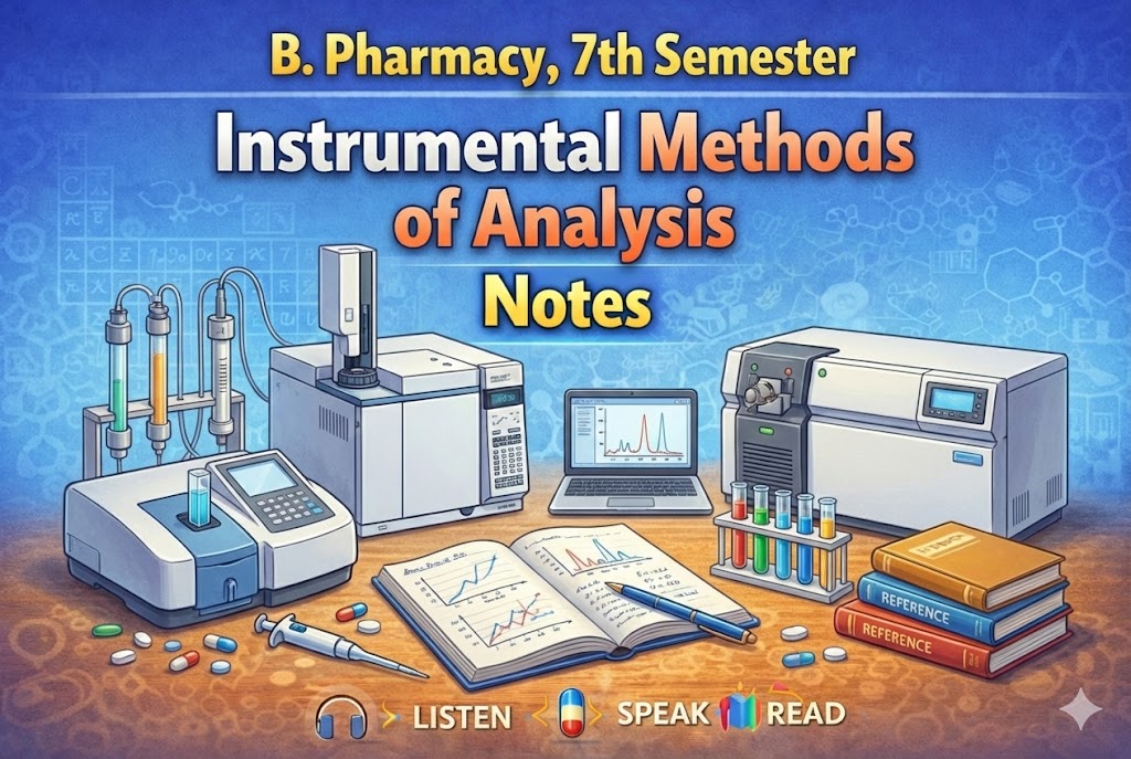  Instrumental Methods of Analysis Notes