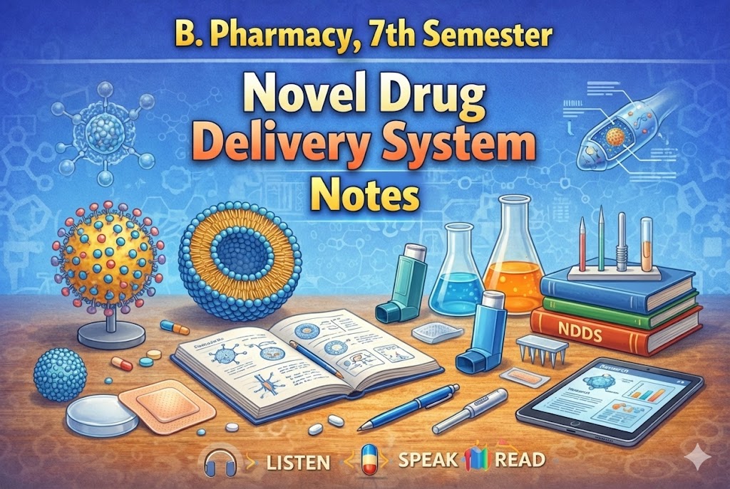 Novel Drug Delivery System Notes Novel Drug Delivery System Notes