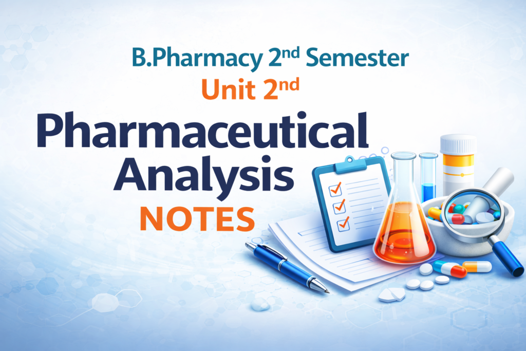 Pharmaceutical Analysis Unit 2