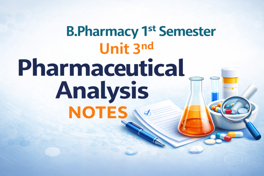 Pharmaceutical Analysis Unit 3