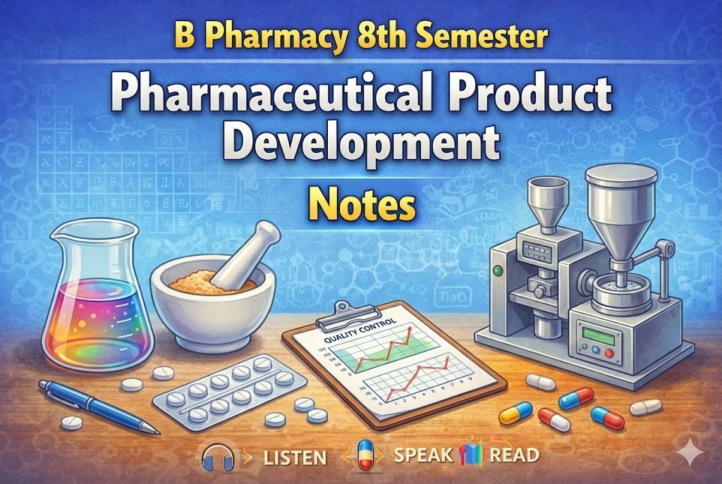 Pharmaceutical Product Development Notes Pharmaceutical Product Development Notes