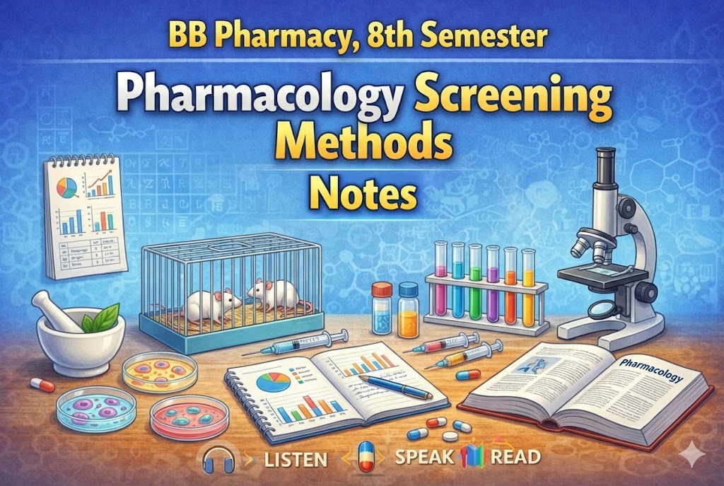 Pharmacology Screening Methods Notes