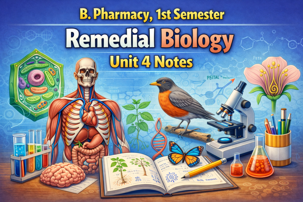 Remedial Biology Unit 4 Remedial Biology Unit 4 Notes