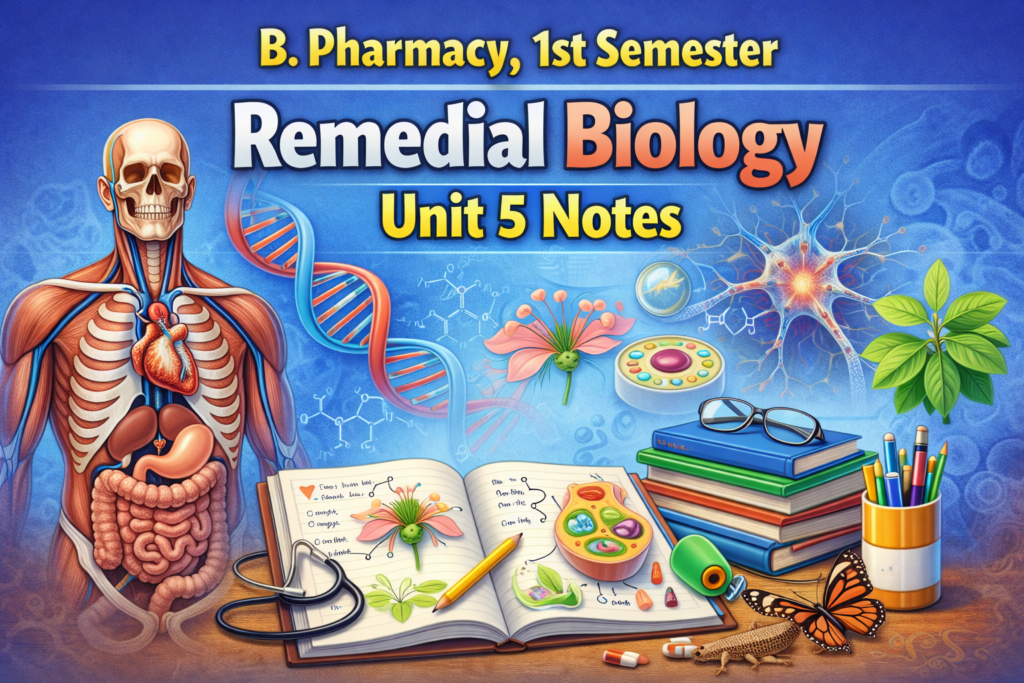 Remedial Biology Unit 5 Remedial Biology - unit 5 Notes