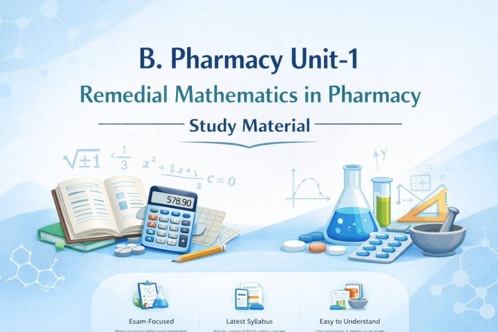Remedial Mathematics Unit 1st