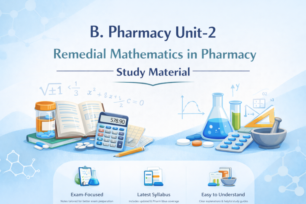 Remedial Mathematics Unit 2 notes