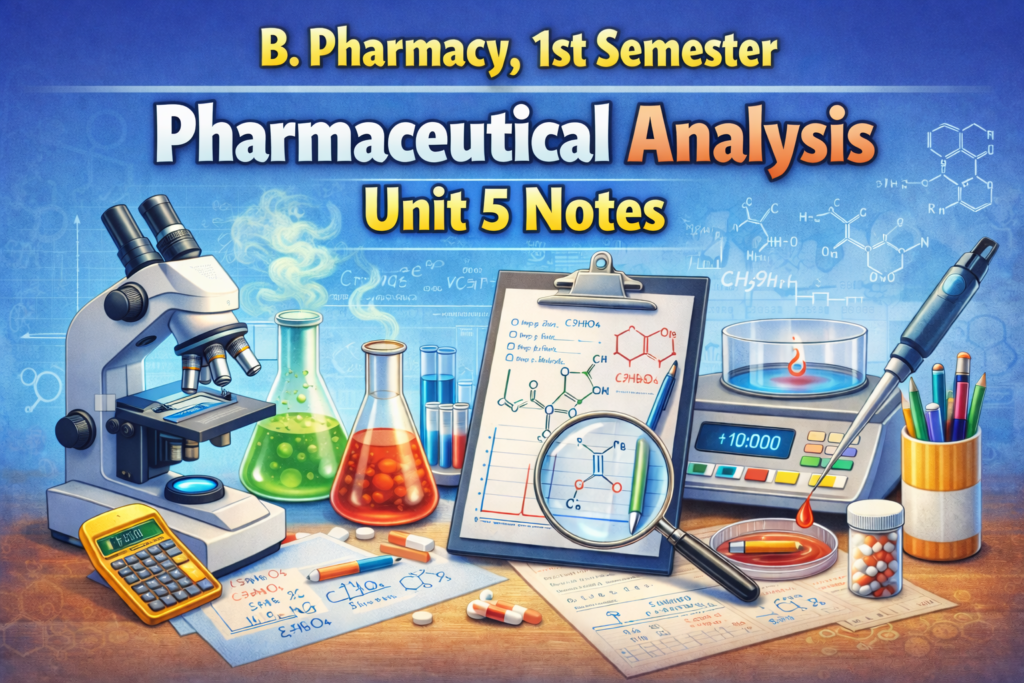 Unit 5 Pharmaceutical Analysis