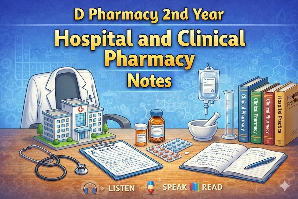 Hospital and Clinical Pharmacy Notes